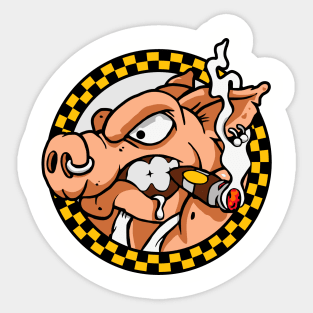 Pey'j Trucking Mascot Sticker